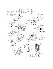 Refrigerator parts for Samsung Refrigerator RFG238AARS/XAA / 0000 from AppliancePartsPros.com