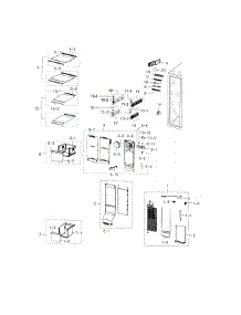 Freezer Side parts for Samsung Refrigerator RH29H8000SR/AA / 0000 from AppliancePartsPros.com