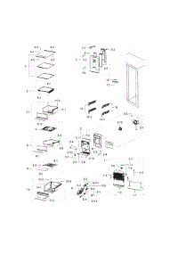 Fridge parts for Samsung Refrigerator RH30H9500SR/AA / 0000 from AppliancePartsPros.com