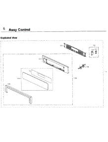 Control parts for Samsung Wall Oven NV51K6650DS/AA / 0000 from AppliancePartsPros.com
