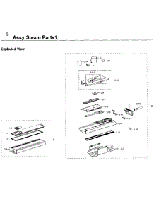 Steam Parts 1 parts for Samsung Wall Oven NV51K6650SG/AA / 0000 from AppliancePartsPros.com