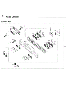 Control parts for Samsung Wall Oven NV51K7770DG/AA / 0000 from AppliancePartsPros.com