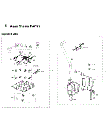 Steam Parts 2 parts for Samsung Wall Oven NV51K7770SG/AA / 0000 from AppliancePartsPros.com