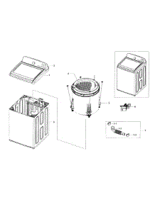 Main Assy parts for Samsung Washer WA40J3000AW/A2 / 0000 from AppliancePartsPros.com
