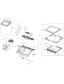 Top Cover parts for Samsung Washer WA45H7000AP/A2 / 0000 from AppliancePartsPros.com