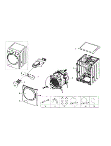 Main Assy parts for Samsung Washer WF42H5200AF/A2 / 0000 from AppliancePartsPros.com