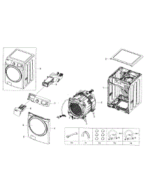 Main Assy parts for Samsung Washer WF433BTGJWR/A2 / 0000 from AppliancePartsPros.com