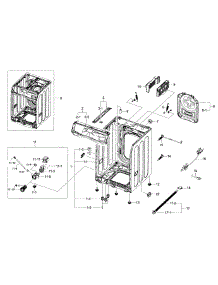 Frame & Cover Parts parts for Samsung Washer WF433BTGJWR/A2 / 0000 from AppliancePartsPros.com