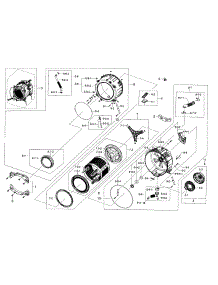 Tub & Drum parts for Samsung Washer WF433BTGJWR/A2 / 0000 from AppliancePartsPros.com