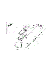 Housing-Drawer parts for Samsung Washer WF448AAE/XAA / 0000 from AppliancePartsPros.com