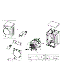 Main Assy parts for Samsung Washer WF457ARGSWR/A2 / 0000 from AppliancePartsPros.com