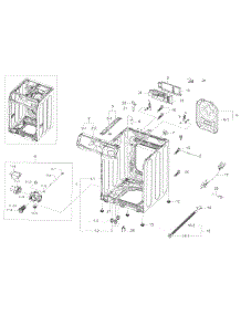 Frame & Cover Parts parts for Samsung Washer WF45K6200AZ/A2 / 0000 from AppliancePartsPros.com