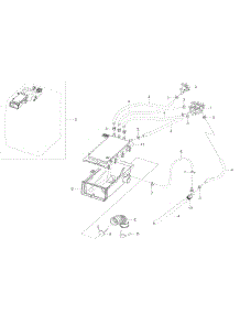Housing Drawer parts for Samsung Washer WF45K6500AW/A2 / 0000 from AppliancePartsPros.com