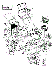 21" parts for Mtd Push Walk-Behind Mower 110854R / 1990 from AppliancePartsPros.com