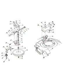 Parts parts for Mtd Self-Propelled Walk-Behind Mower 120-236R192 from AppliancePartsPros.com