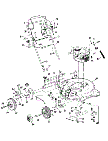Parts parts for Mtd Self-Propelled Walk-Behind Mower 120-280R050 from AppliancePartsPros.com