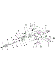 Rear Wheel Drive parts for Mtd Self-Propelled Walk-Behind Mower 120-284E000 / 1990 from AppliancePartsPros.com