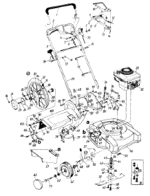 Parts parts for Mtd Self-Propelled Walk-Behind Mower 120-528R352 from AppliancePartsPros.com