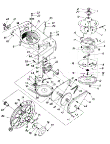 Parts parts for Mtd Self-Propelled Walk-Behind Mower 120-560B000 / 1990 from AppliancePartsPros.com