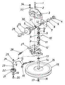Parts parts for Mtd Self-Propelled Walk-Behind Mower 120-560B000 / 1990 from AppliancePartsPros.com