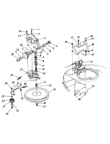 Parts parts for Mtd Self-Propelled Walk-Behind Mower 120-848B000 / 1990 from AppliancePartsPros.com