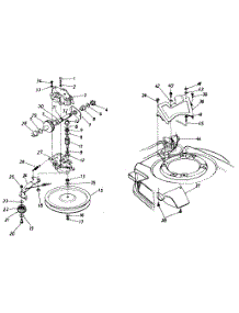 Rotary parts for Mtd Self-Propelled Walk-Behind Mower 120234R / 1990 from AppliancePartsPros.com
