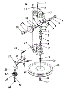 21" parts for Mtd Self-Propelled Walk-Behind Mower 120897R / 1990 from AppliancePartsPros.com