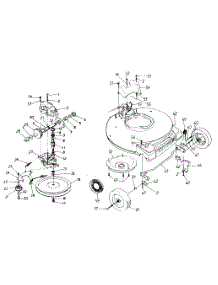Parts parts for Mtd Self-Propelled Walk-Behind Mower 121-118R000 / 1991 from AppliancePartsPros.com