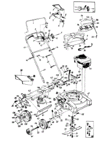 Parts03 parts for Mtd Self-Propelled Walk-Behind Mower 121-236E000 / 1991 from AppliancePartsPros.com