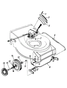 Parts parts for Mtd Self-Propelled Walk-Behind Mower 121-463R063 from AppliancePartsPros.com