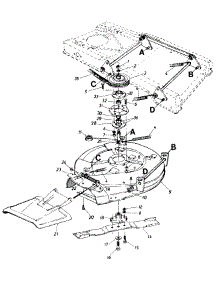 Parts parts for Mtd Self-Propelled Walk-Behind Mower 121-560B009 / 1991 from AppliancePartsPros.com