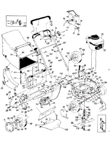 Parts parts for Mtd Self-Propelled Walk-Behind Mower 121-838R000 / 1991 from AppliancePartsPros.com