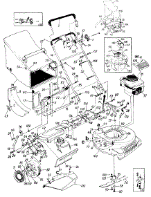 21" parts for Mtd Self-Propelled Walk-Behind Mower 121-898R401 / 1991 from AppliancePartsPros.com