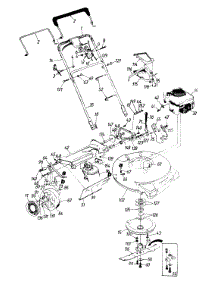 Handle And Wheel Assembly parts for Mtd Self-Propelled Walk-Behind Mower 122-118R000 / 1992 from AppliancePartsPros.com
