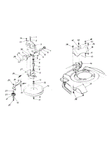 Transmission And Deck Assembly parts for Mtd Self-Propelled Walk-Behind Mower 122-238R141 / 1992 from AppliancePartsPros.com