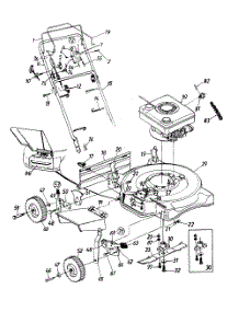 General Assembly parts for Mtd Self-Propelled Walk-Behind Mower 124-265D302 / 1994 from AppliancePartsPros.com