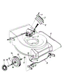 Front Wheel And Axle Ass'y parts for Mtd Self-Propelled Walk-Behind Mower 124-478A000 / 1994 from AppliancePartsPros.com