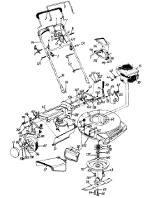 General Assembly parts for Mtd Self-Propelled Walk-Behind Mower 125-138C000 / 1995 from AppliancePartsPros.com