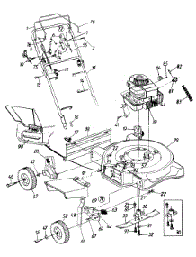 General Assembly parts for Mtd Self-Propelled Walk-Behind Mower 125-262C302 / 1995 from AppliancePartsPros.com