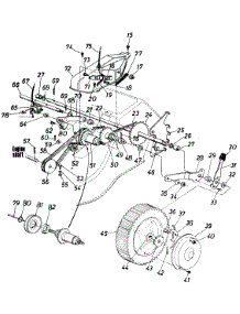 Parts09 parts for Mtd Self-Propelled Walk-Behind Mower 125-366-000 / 1985 from AppliancePartsPros.com