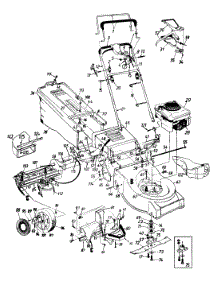 General Assembly parts for Mtd Self-Propelled Walk-Behind Mower 125-478C352 / 1995 from AppliancePartsPros.com