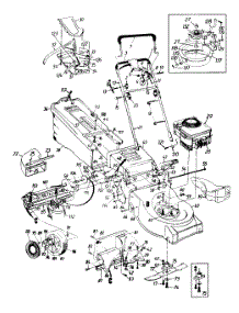 General Assembly parts for Mtd Self-Propelled Walk-Behind Mower 125-488C000 / 1995 from AppliancePartsPros.com