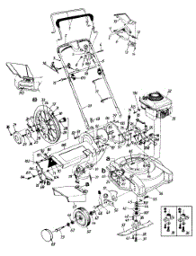 General Assembly parts for Mtd Self-Propelled Walk-Behind Mower 125-528C147 / 1995 from AppliancePartsPros.com