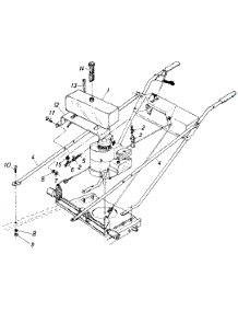 Strut parts for Mtd Self-Propelled Walk-Behind Mower 12574S / 1985 from AppliancePartsPros.com