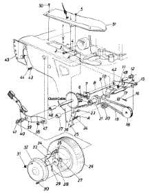 Parts02 parts for Mtd Self-Propelled Walk-Behind Mower 126-234-000 / 1986 from AppliancePartsPros.com