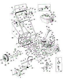 Parts02 parts for Mtd Self-Propelled Walk-Behind Mower 126-322-000 / 1986 from AppliancePartsPros.com
