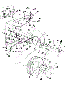 Parts02 parts for Mtd Self-Propelled Walk-Behind Mower 126-362-000 / 1986 from AppliancePartsPros.com