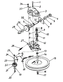 Parts04 parts for Mtd Self-Propelled Walk-Behind Mower 126-560-000 / 1986 from AppliancePartsPros.com