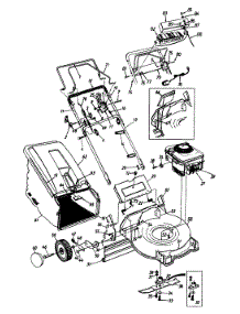 General Assembly parts for Mtd Self-Propelled Walk-Behind Mower 126E458G752 / 1996 from AppliancePartsPros.com