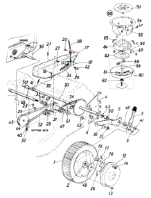 Parts parts for Mtd Self-Propelled Walk-Behind Mower 127-364-023 from AppliancePartsPros.com